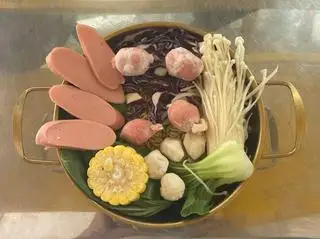 Hình ảnh Mì cay viên hồ lô - nấu chín