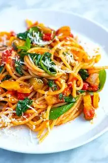 Hình ảnh Spaghetti rau chay