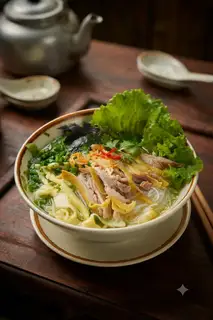 Hình ảnh Hủ tiếu gà lẫn
