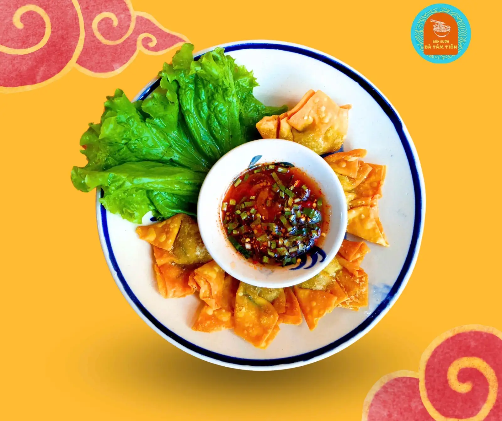 Hoành thánh chiên - 40.000 ₫ tại Bún Sườn Thái Chua Cay Tám Tiên - Đường 4
