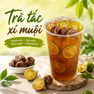 Trà Trà Tắc Xí Muội - Ly 700ml - 25.000 ₫ tại Bánh Tráng Trộn - Trà Tắc Xí Muội - Trịnh Đình Trọng