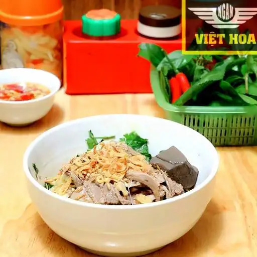 Hình ảnh Bún trộn ngan thêm thịt