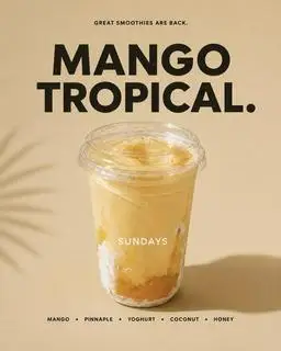 Mango Tropical - 88.000 ₫ tại SUNDAYS - Smoothie, Juice & Cold Brew - Ngô Quang Huy