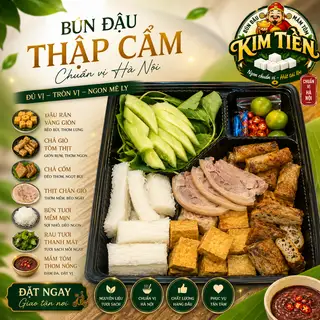 [ BEST SELLER] 1 Bún Đậu Thập Cẩm No Bụng  - 1 Nước Tuỳ Chọn - 121.500 ₫ tại Bún Đậu Mắm Tôm Kim Tiền - Lê Đình Cẩn