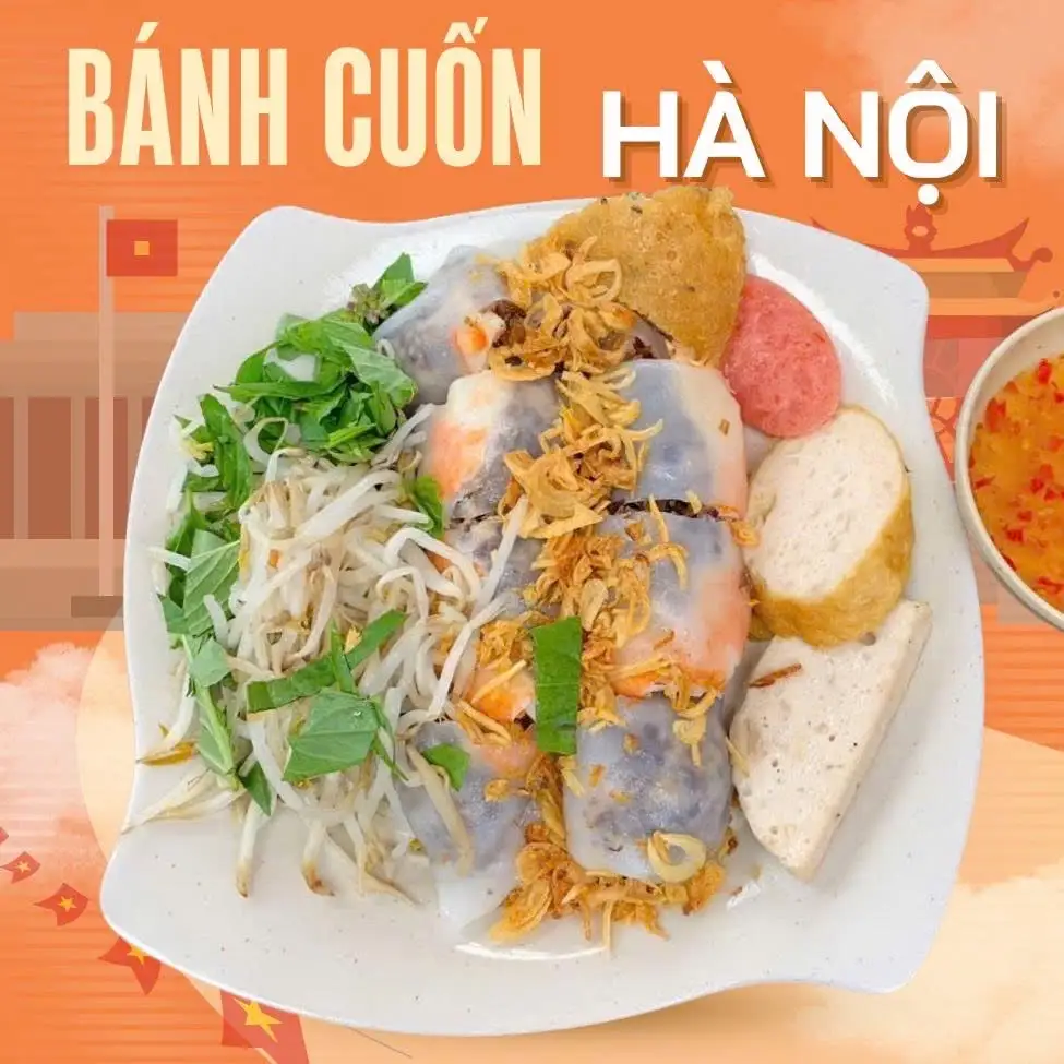 Hình ảnh Đặc Biệt : Bánh Cuốn Hải Sản 2 Tôm nhân thịt Nấm