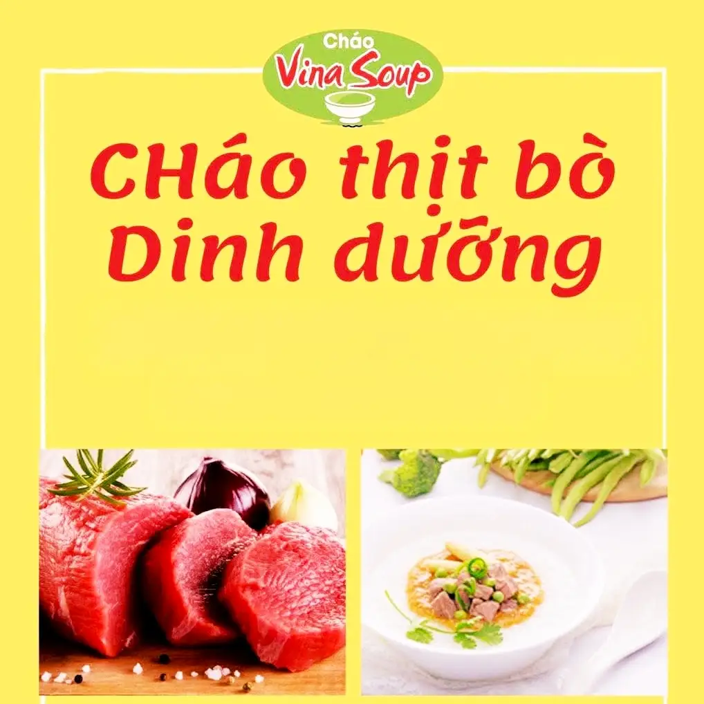 Cháo Thịt Bò - 20.000 ₫ tại Cháo Dinh Dưỡng Vina Soup - Phan Anh