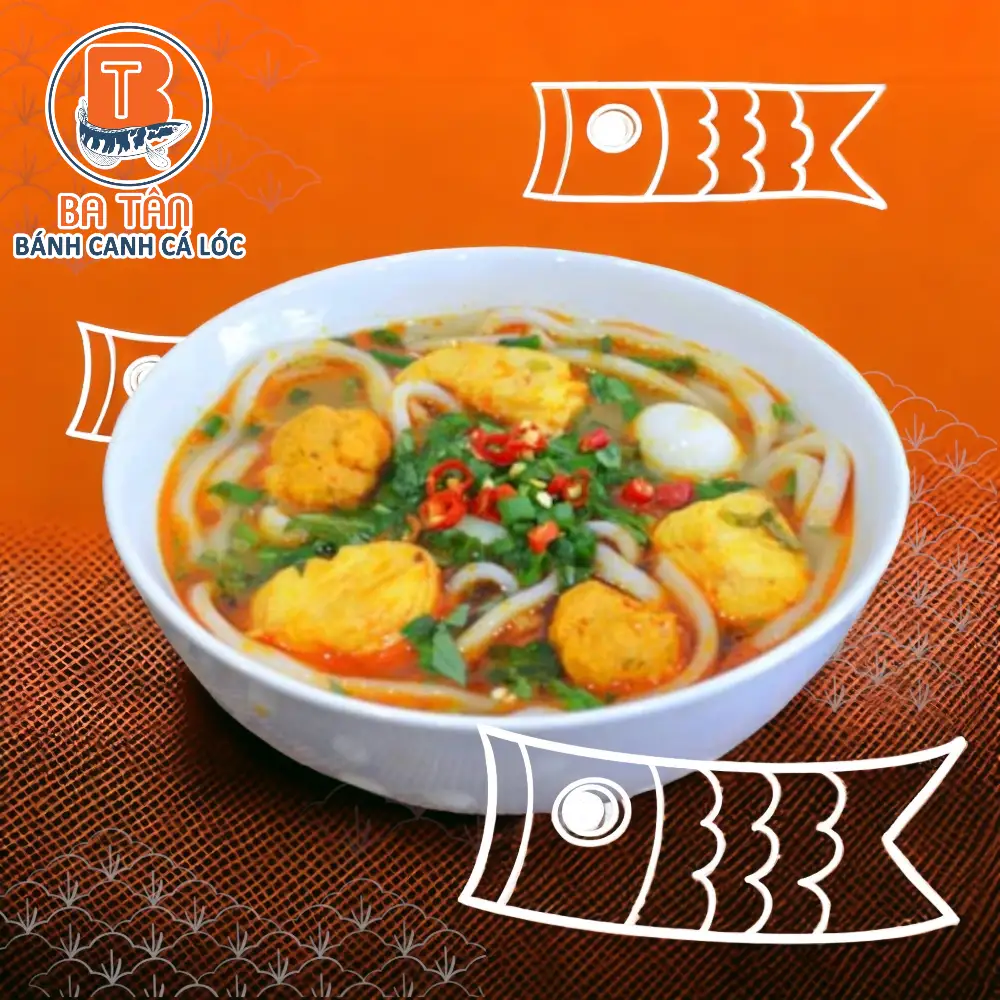 Bánh canh chả cua Huế - 60.000 ₫ tại Bánh Canh Cá Lóc Ba Tân - Bùi Xuân Phái