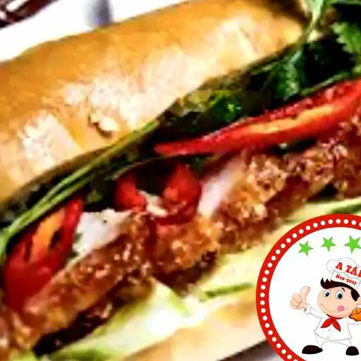 Bánh mì Đặc biệt (Heo quay + Xá xíu) - 42.000 ₫ tại Bánh Mì Heo Quay A Tài - Phạm Thế Hiển