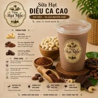 Hình ảnh Sữa hạt điều cacao