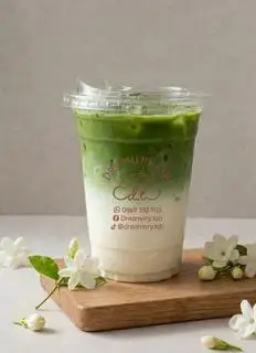 Hình ảnh Matcha Latte hoa nhài/ Jasmine Matcha latte size M