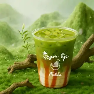 Hình ảnh Caramel Matcha Latte