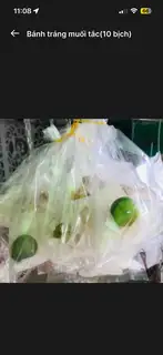 Hình ảnh Bánh phơi sương muối tắc(10 bịch/xâu)
