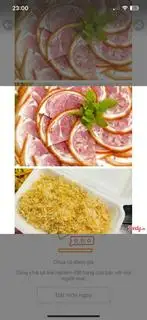 Hình ảnh combo chân giò heo Hun khói+ xôi ruốc