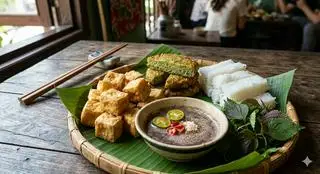 Hình ảnh Bún đậu chả cốm