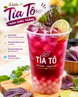Hình ảnh Nước tía tô trân châu