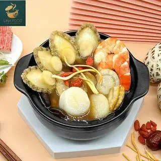 Hình ảnh Súp Bào Ngư Tôm Sú Sò Điệp Lớn (2 Người)