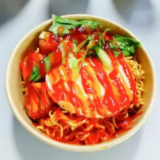 Mì Trộn Trứng, Đậu Hũ Phô Mai  - 38.000 ₫ tại Mì Indo, Bắp Nướng & Lạp Xưởng Nướng Đá - Đoàn Văn Bơ