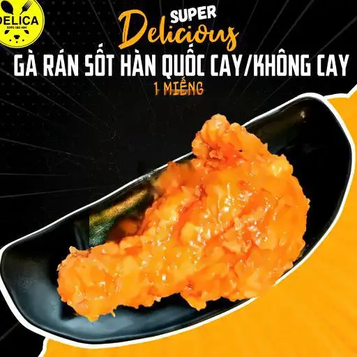 1 Miếng Gà Rán Sốt Hàn Quốc Delica - Fried Chicken With Sauce - 42.000 ₫ tại Delica - Mỳ Ý Và Pizza - Phan Văn Trị