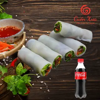 Hình ảnh Combo: Phở Cuốn Truyền Thống + Coca