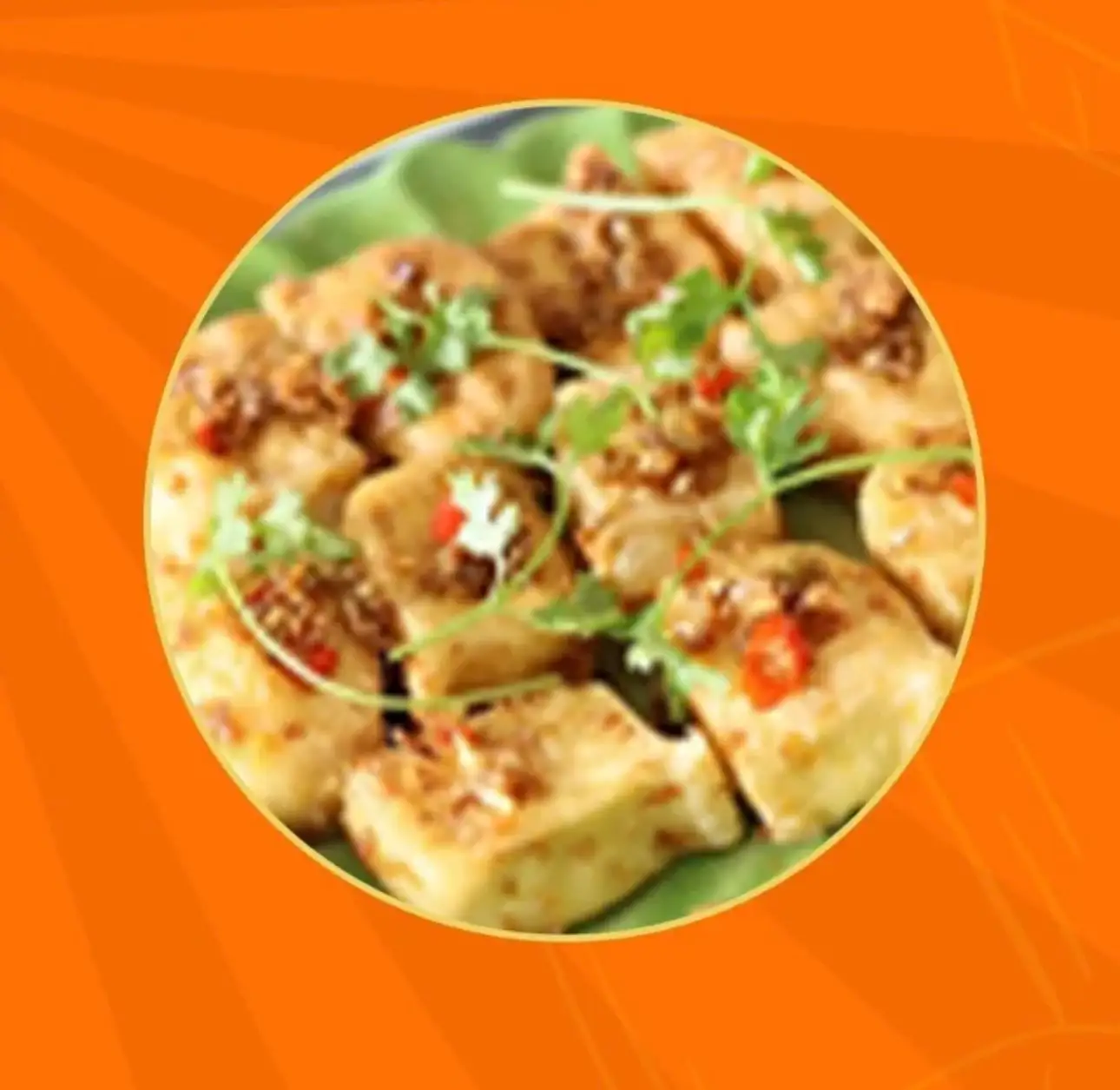 Đậu hũ chiên xả (thêm) - 12.000 ₫ tại Cơm Chay Diệu Hạnh - Trần Tấn