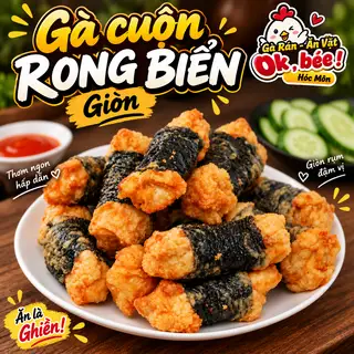 Hình ảnh Gà cuộn rong biển - 5 cái