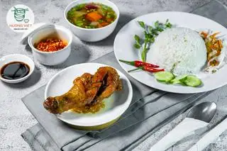 Hình ảnh Cơm đùi gà chiên nước mắm
