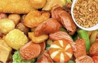 Hình ảnh combo cá viên chiên sốt me 109k