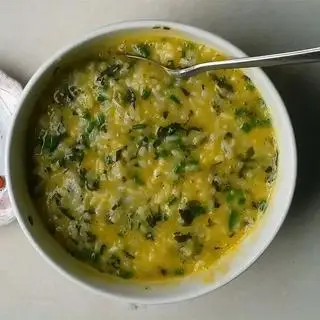 Hình ảnh Cháo Bò Băm Ngô Non Tía Tô