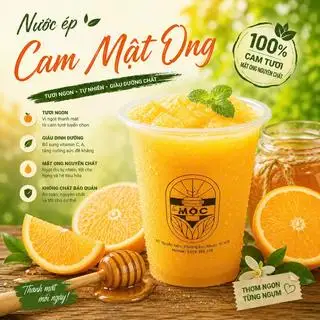 Nước Ép Cam Mật Ong - Ly 1L - 32.000 ₫ tại Tiệm Nhà Mộc - Nước Ép - Trà Trái Cây & Trái Cây Chấm Muối - Nguyễn Kiệm