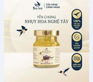 Hình ảnh Yến chưng nhụy hoa nghệ tây