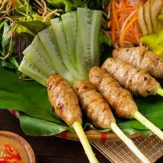 Hình ảnh combo 10 nem lụi thơm ngon đặc thịt 