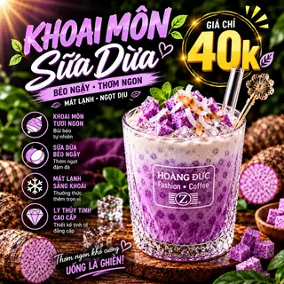 Hình ảnh Khoai Môn Sữa Dừa