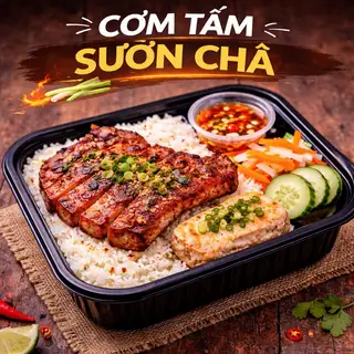 Cơm Tấm Sườn Chả - 85.000 ₫ tại Cơm Tấm Nè - Sườn Non Nướng Sả & Cơm Sườn Nướng Mềm - Nguyễn Đình Chiểu	