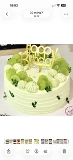 Hình ảnh Bánh kem quả nho 