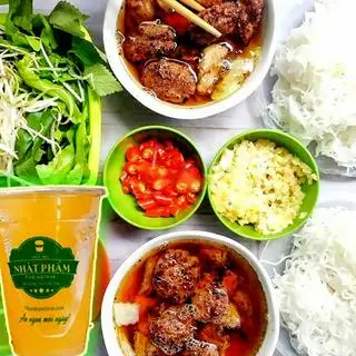Hình ảnh 01 Bún Chả Lẫn + 01 Nước Cam Ép