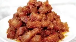 Hình ảnh Cơm thịt xào mắm ruốc + Canh