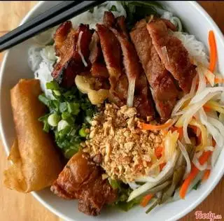 Bún thịt nướng - 55.000 ₫ tại Quán Ăn Oki - Cơm Tấm, Cơm Văn Phòng & Bún Thịt Nướng - Võ Văn Vân