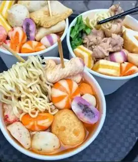 Hình ảnh lẩu cốc viên xiên
