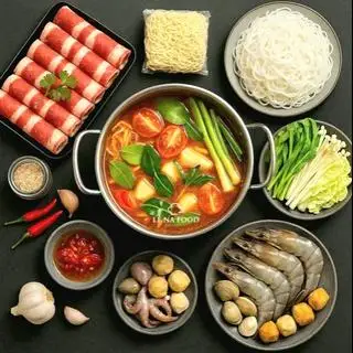 Lẩu Thái hải sản thập cẩm lớn (3-4 người dùng) - 395.000 ₫ tại Bà Na Food - Lẩu Thái, Lẩu Hải Sản & Lẩu Cá - Vân Côi