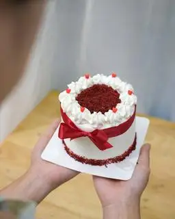 Hình ảnh (Size mini) Bánh sinh nhật Red Velvet Mini (2-3 người ăn đường kính 11cm)