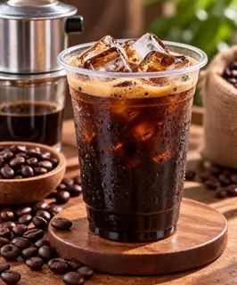 Hình ảnh cà phê đen đá