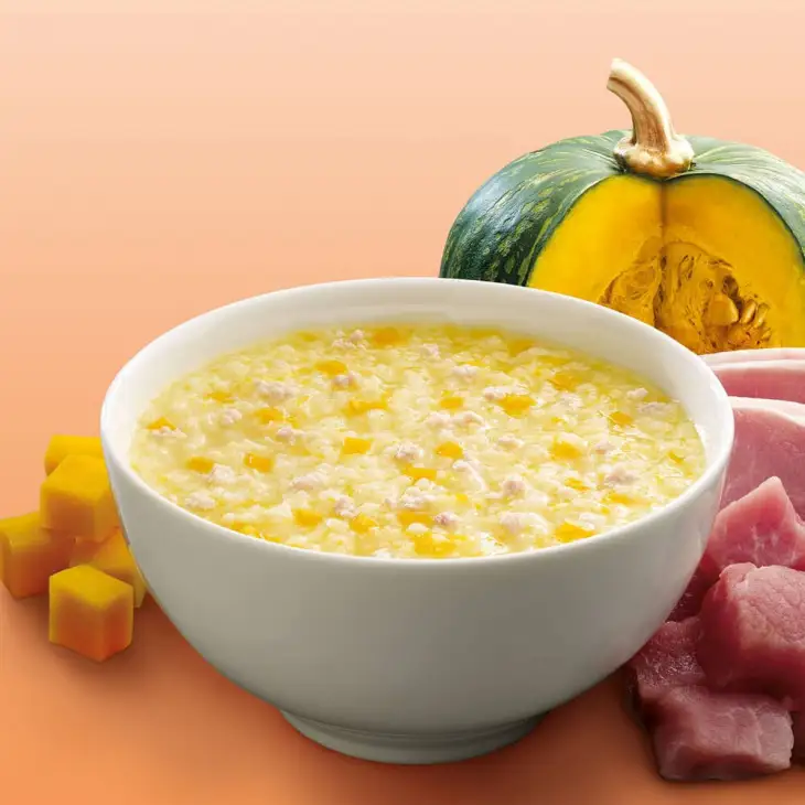 Hình ảnh cháo thịt Bằm bí đỏ nhỏ