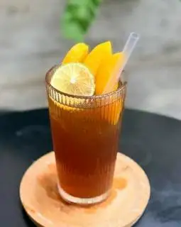 Trà đào - 15.000 ₫ tại Trạm Mát 0506 - Trái Cây Cắt Sẵn, Trà & Trà Sữa - Quang Trung