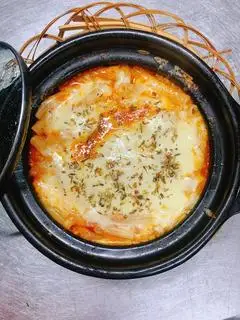 Nui đút lò chay( Backer Macaroni w cheese & egg)  - 89.000 ₫ tại Quán Chay Ngọc Thọ - Phạm Ngũ Lão