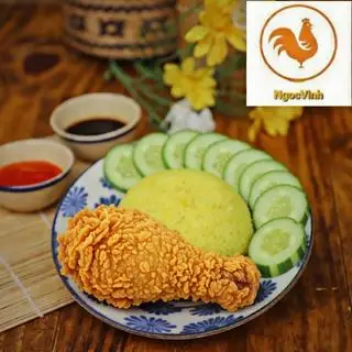 Cơm Gà Rán Truyền Thống  - 55.000 ₫ tại Ngọc Vinh - Gà Rán & Cơm Gà Xối Mỡ - Đường Số 30