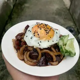Hình ảnh mì đen udon