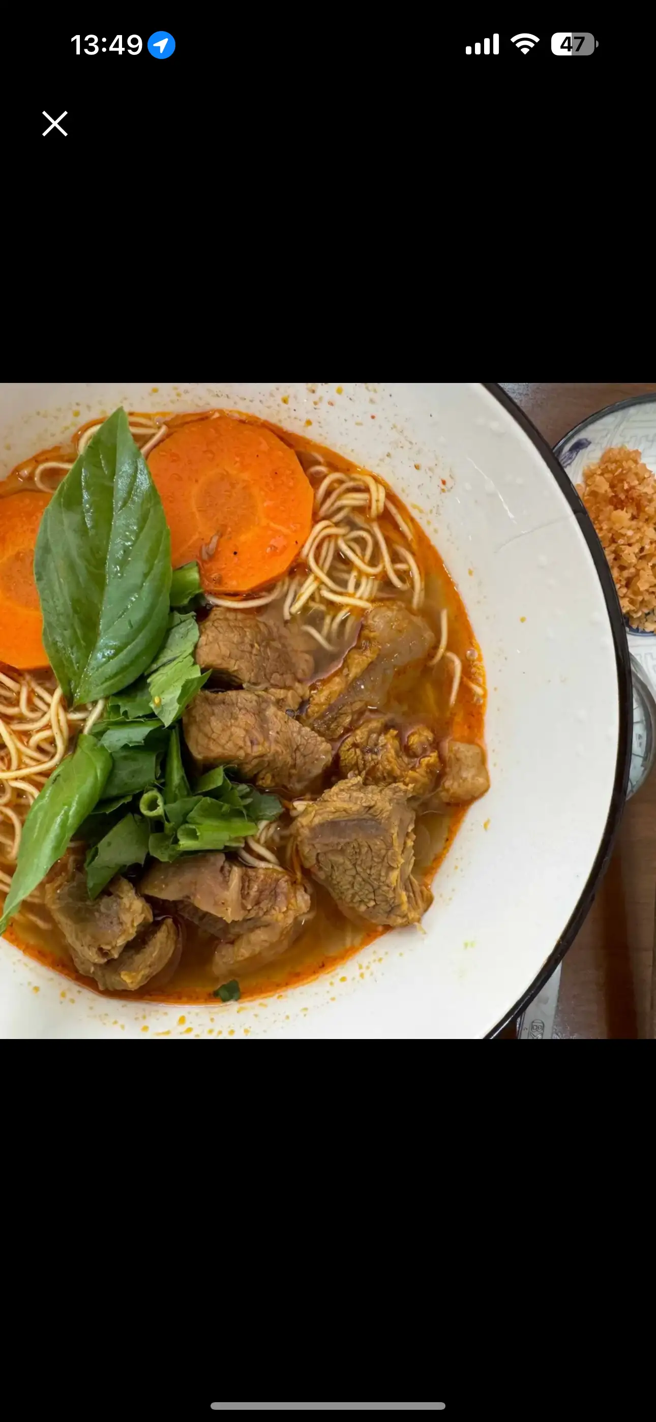 Mì gói bò cay tô lớn - 75.000 ₫ tại Bún Bò Cay Tâm Phong - Trường Sơn