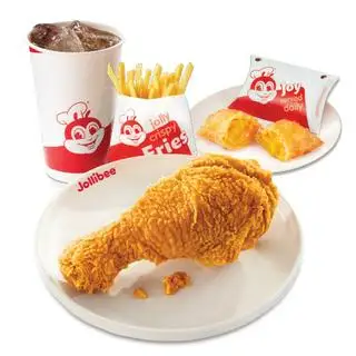 1 Miếng gà giòn vui vẻ + 1 Khoai tây chiên vừa + 1 Bánh xoài đào + 1 Nước ngọt lớn - 78.000 ₫ tại Gà Rán và Mỳ Ý Jollibee -  Sài Gòn Star