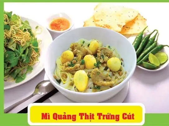 Mì quảng thịt trứng cút - 58.000 ₫ tại Mì Quảng 3 Anh Em Chính Gốc - Lý Chính Thắng