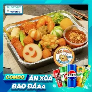 Combo Cá Viên Chiên Phần Nhỏ + 1 Chai Nước Tự Chọn - 95.000 ₫ tại Lộc Phát - Ăn Vặt Cá Viên Chiên & Lộc Phát - Đoàn Văn Bơ 